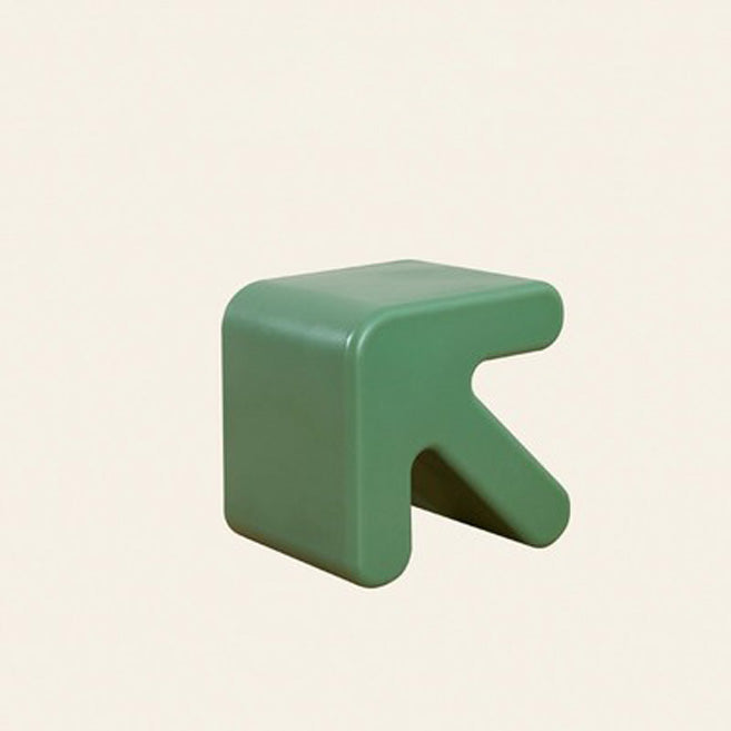 Contemporary Creative Arrow Full PE Footstool Backless Armless For Living Room