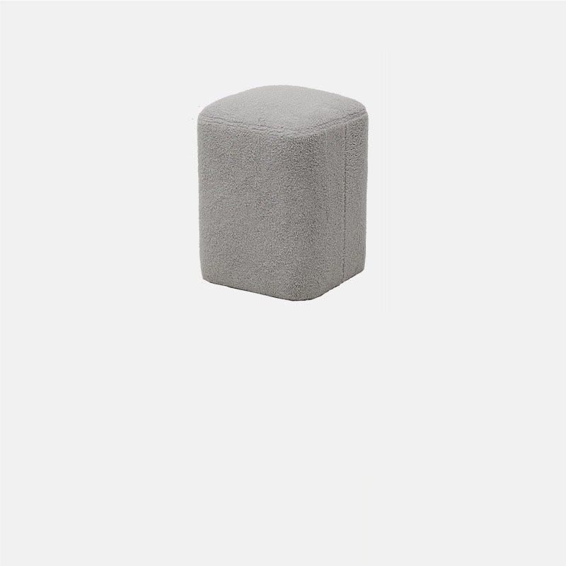 Taburete de pie sin respaldo ni brazos de fibra de vidrio con diseño contemporáneo y creativo para sala de estar 