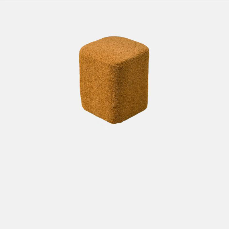 Taburete de pie sin respaldo ni brazos de fibra de vidrio con diseño contemporáneo y creativo para sala de estar 