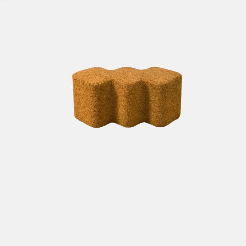 Taburete de pie sin respaldo ni brazos de fibra de vidrio con diseño contemporáneo y creativo para sala de estar 