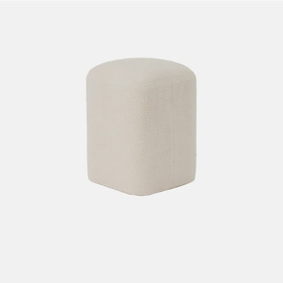 Taburete de pie sin respaldo ni brazos de fibra de vidrio con diseño contemporáneo y creativo para sala de estar 