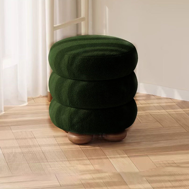 Taburete de pie sin respaldo ni brazos de fibra de vidrio con diseño contemporáneo y creativo para sala de estar 