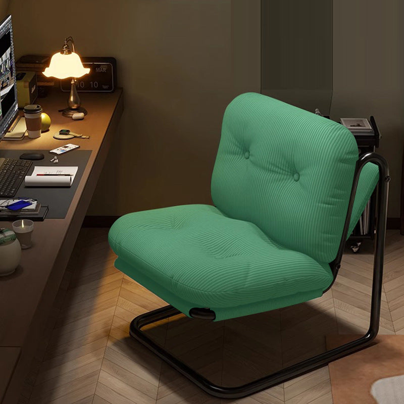 Contemporary Nordic Square Corduroy Iron Doll Cotton Sponge Sofa Backrest Armless For Bedroom