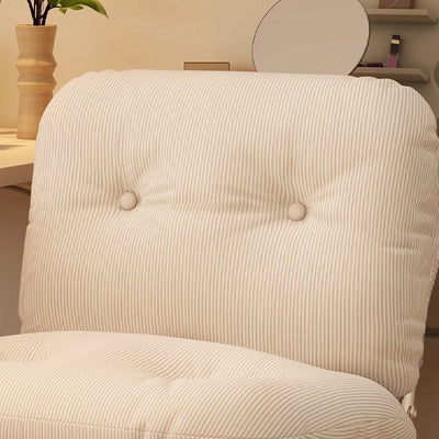 Contemporary Nordic Square Corduroy Iron Doll Cotton Sponge Sofa Backrest Armless For Bedroom