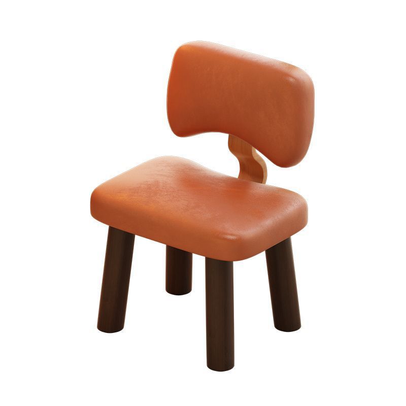 Zeitgenössischer Einfachheit Gummibaum Holz Hocker Rückenlos Armlehnlos Für Wohnzimmer 