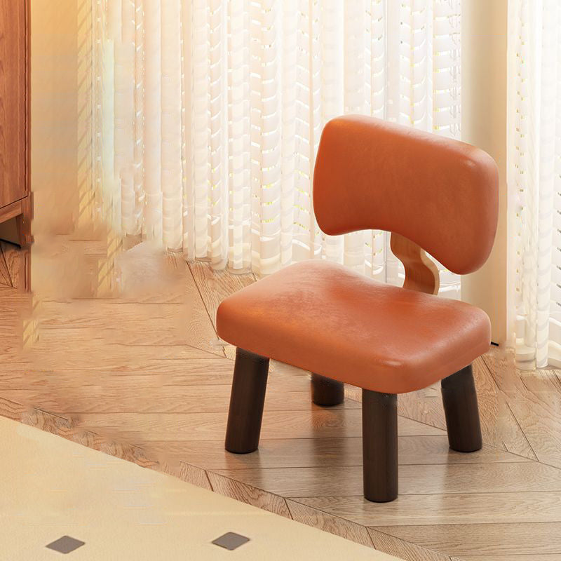 Zeitgenössischer Einfachheit Gummibaum Holz Hocker Rückenlos Armlehnlos Für Wohnzimmer 
