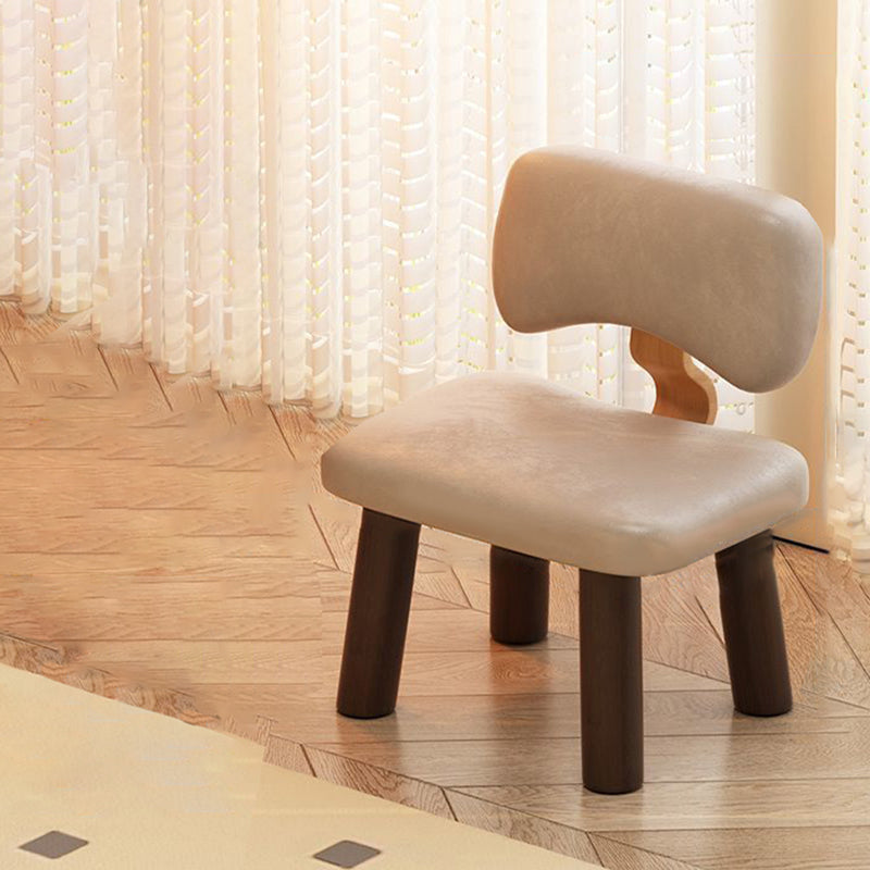 Zeitgenössischer Einfachheit Gummibaum Holz Hocker Rückenlos Armlehnlos Für Wohnzimmer 