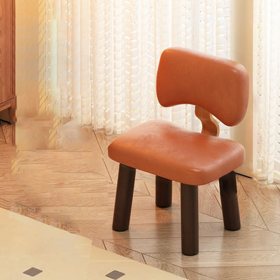 Zeitgenössischer Einfachheit Gummibaum Holz Hocker Rückenlos Armlehnlos Für Wohnzimmer 