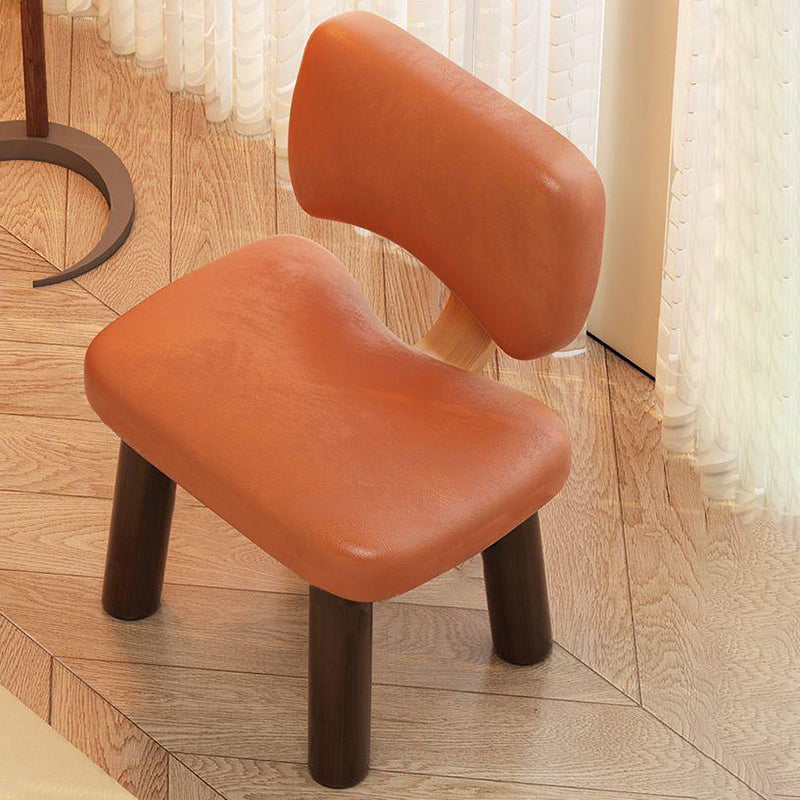 Zeitgenössischer Einfachheit Gummibaum Holz Hocker Rückenlos Armlehnlos Für Wohnzimmer 