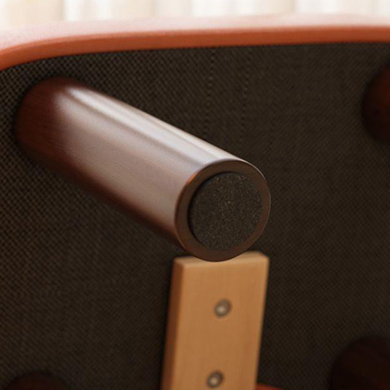 Zeitgenössischer Einfachheit Gummibaum Holz Hocker Rückenlos Armlehnlos Für Wohnzimmer 