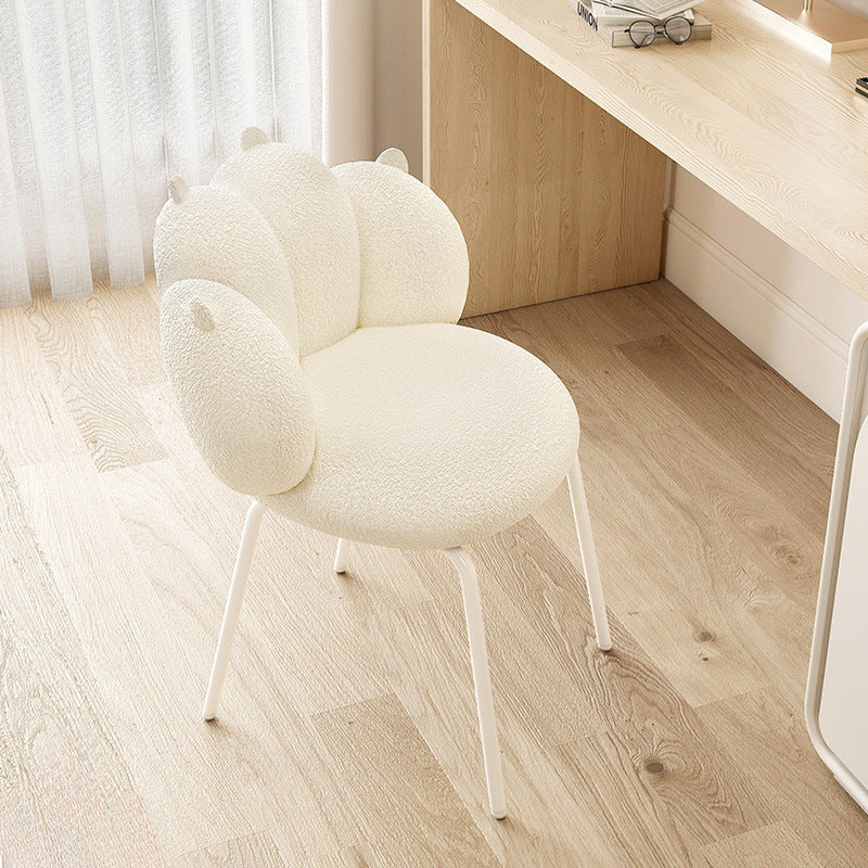 Zeitgenössischer kreativer Pilz-Fiberglas-Fußhocker ohne Rückenlehne und Armlehne für das Wohnzimmer 