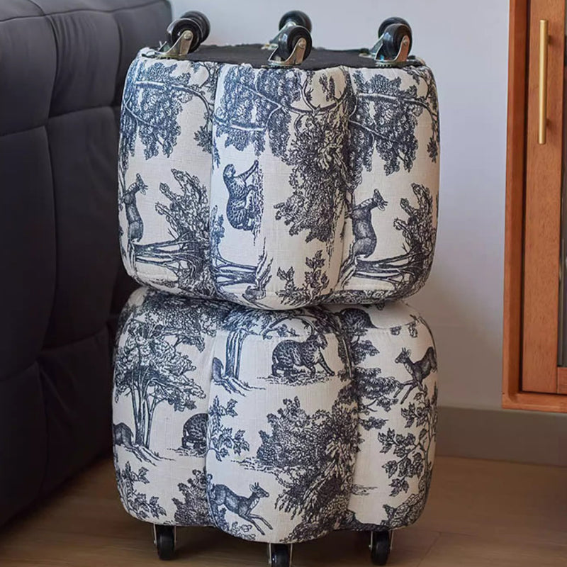 Zeitgenössischer kreativer Pilz-Fiberglas-Fußhocker ohne Rückenlehne und Armlehne für das Wohnzimmer 