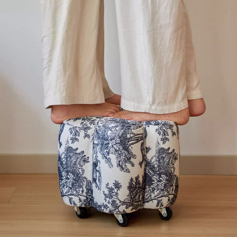 Zeitgenössischer kreativer Pilz-Fiberglas-Fußhocker ohne Rückenlehne und Armlehne für das Wohnzimmer 