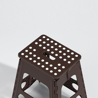 Contemporary Nordic Plastic Spot Foldable Portable Chair Backless Armless For Living Room