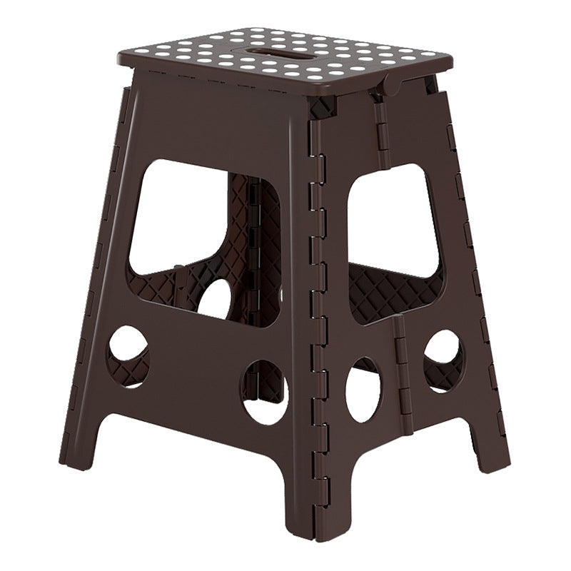 Contemporary Nordic Plastic Spot Foldable Portable Chair Backless Armless For Living Room