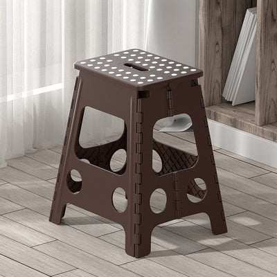 Contemporary Nordic Plastic Spot Foldable Portable Chair Backless Armless For Living Room