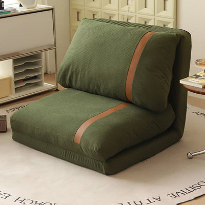 Contemporary Nordic Tatami Square Stretchable Corduroy Iron Doll Cotton Sponge Sofa Backrest Armless For Living Room