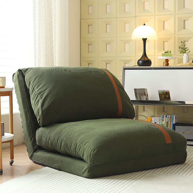 Contemporary Nordic Tatami Square Stretchable Corduroy Iron Doll Cotton Sponge Sofa Backrest Armless For Living Room