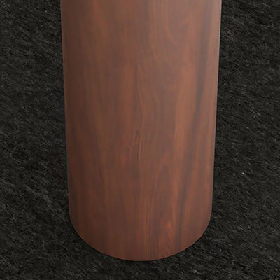 Forme de nuage nordique contemporaine Bandes antidérapantes Tabouret bas en bois massif et cuir Sans dossier Sans accoudoirs Pour salon 