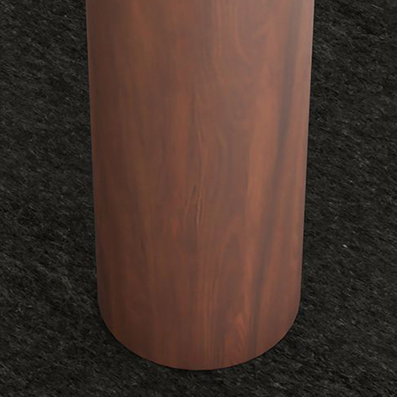Forme de nuage nordique contemporaine Bandes antidérapantes Tabouret bas en bois massif et cuir Sans dossier Sans accoudoirs Pour salon 