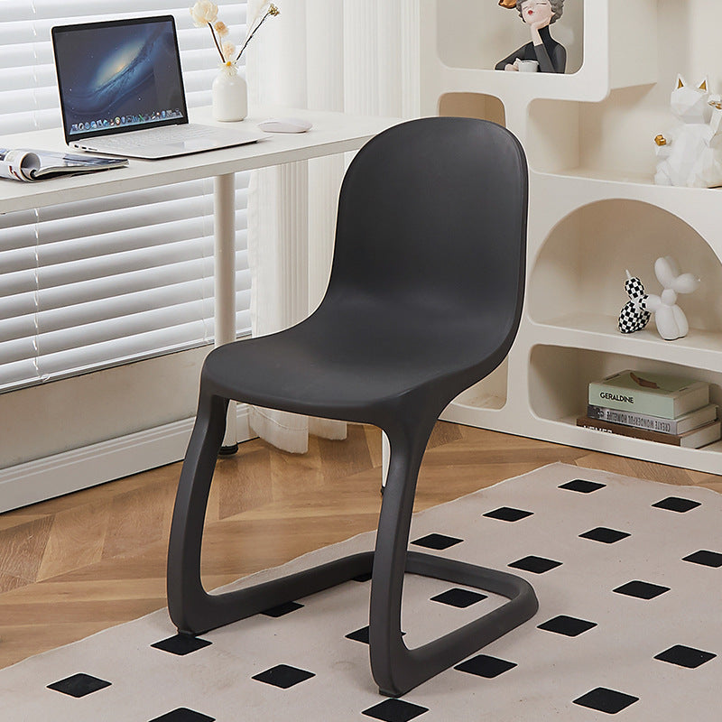 Contemporáneo Nórdico Arco Geometría Macarons Silla de Comedor Completa PP Respaldo Sin Brazos Para Comedor 