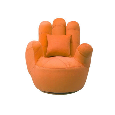 Zeitgenössisches kreatives Palmen-Fünf-Finger-Gewebe aus Massivholz, Eisen, Schwamm, drehbares Sofa, Rückenlehne, Armlehne für Wohnzimmer 