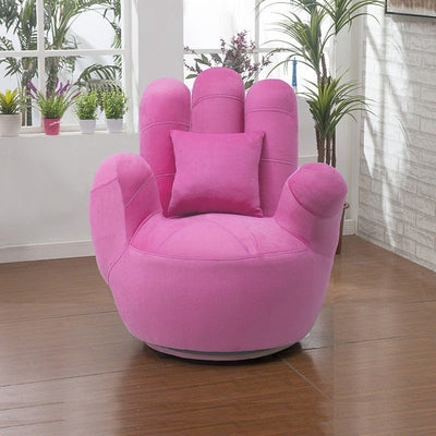 Zeitgenössisches kreatives Palmen-Fünf-Finger-Gewebe aus Massivholz, Eisen, Schwamm, drehbares Sofa, Rückenlehne, Armlehne für Wohnzimmer 