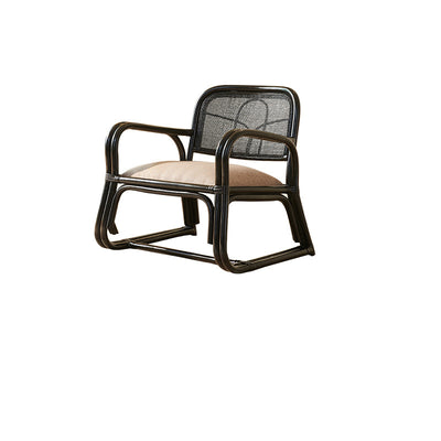 Traditional Japanese Square Flannelette Rattan Weaving Sponge Sofa Backrest Armrest For Living Room