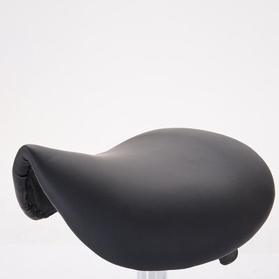 Taburete de bar moderno minimalista curvado de cuero PU PVC acero electrochapado sin respaldo ni brazos para comedor 