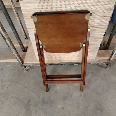 Contemporáneo Retro Plegable Madera Maciza Compuesta Tablero Haya Silla de Café Respaldo Sin Brazos Para Comedor 