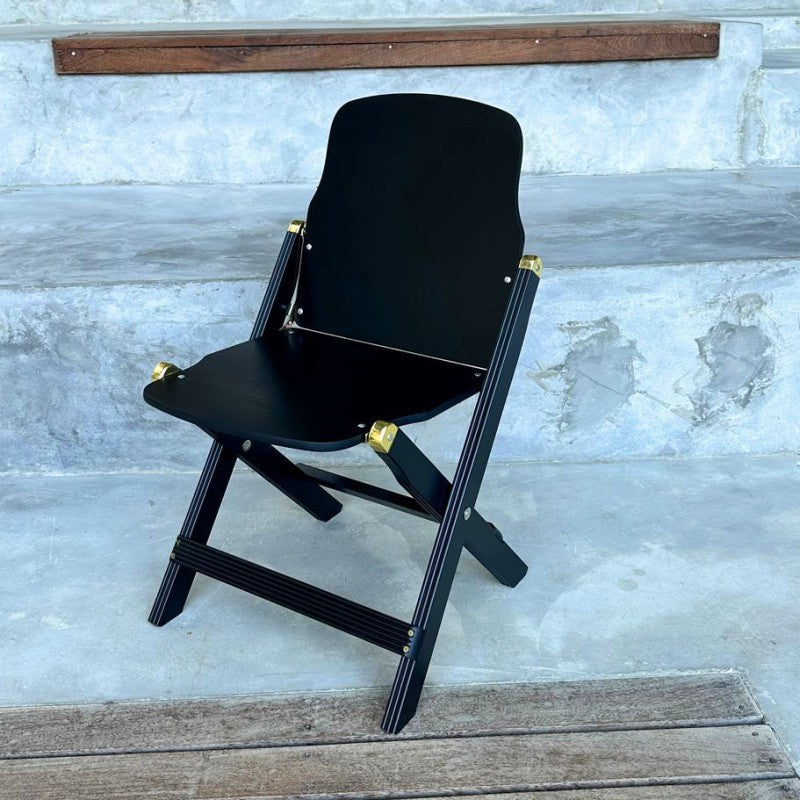 Contemporáneo Retro Plegable Madera Maciza Compuesta Tablero Haya Silla de Café Respaldo Sin Brazos Para Comedor 