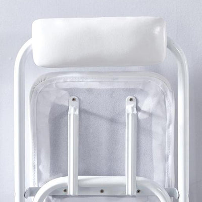 Tabouret de bar carré pliable en cuir minimaliste moderne avec dossier sans accoudoirs pour salle à manger 