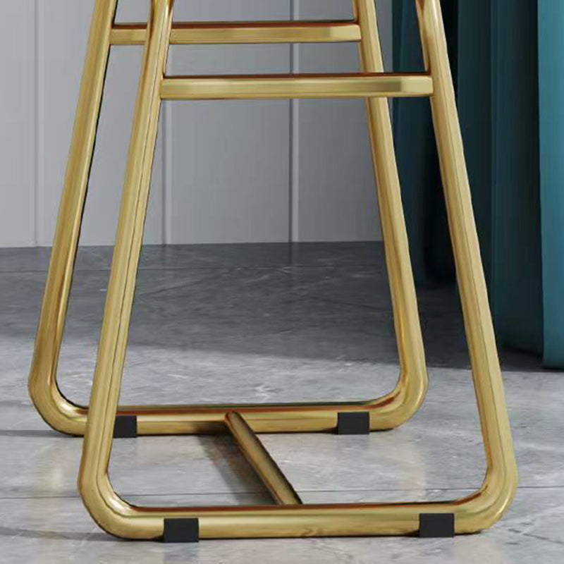 Zeitgenössischer kreativer Kohlenstoffstahl Flanell Herzform Esszimmerstuhl Rückenlehne ohne Armlehnen für Esszimmer 