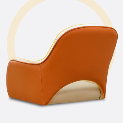 Modern Minimalist Adjustable Square Iron Sponge PU Leather Desk Chair Backrest Armrests For Home Office