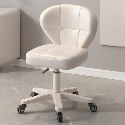 Modern Simplicity Adjustable Shell Shape Square Foam PU Leather Iron Desk Chair Backrest Armrest For Home Office