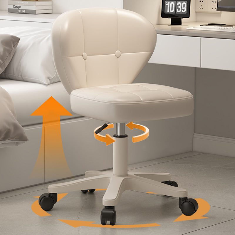 Modern Simplicity Adjustable Shell Shape Square Foam PU Leather Iron Desk Chair Backrest Armrest For Home Office