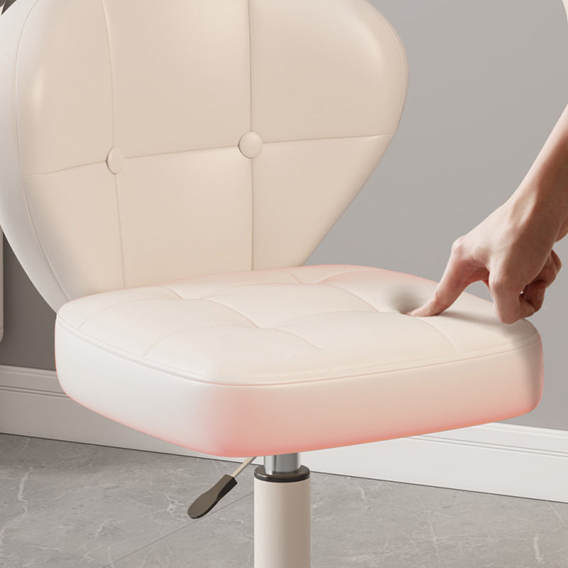 Modern Simplicity Adjustable Shell Shape Square Foam PU Leather Iron Desk Chair Backrest Armrest For Home Office