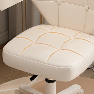 Modern Simplicity Adjustable Shell Shape Square Foam PU Leather Iron Desk Chair Backrest Armrest For Home Office