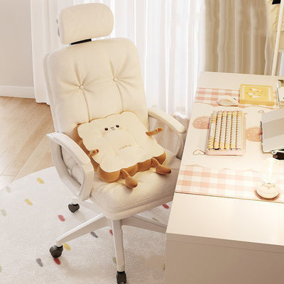 Chaise de bureau carrée moderne minimaliste réglable et rotative en métal avec tissu technique et mousse, accoudoirs et dossier pour la maison et le bureau 