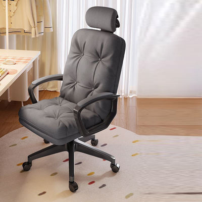 Chaise de bureau carrée moderne minimaliste réglable et rotative en métal avec tissu technique et mousse, accoudoirs et dossier pour la maison et le bureau 