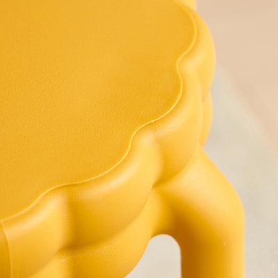 Contemporary Nordic Flower-Shaped PP Stool Backless Armless For Living Room