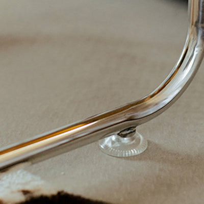 Table d'appoint en verre et fer géométrique Art Déco moderne à 3 niveaux pour salle à manger 