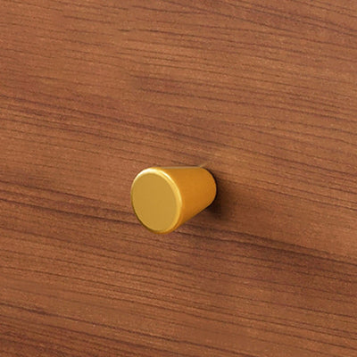 Cube rétro contemporain en panneau de fibres à densité moyenne Table de chevet 2 tiroirs pour chambre 