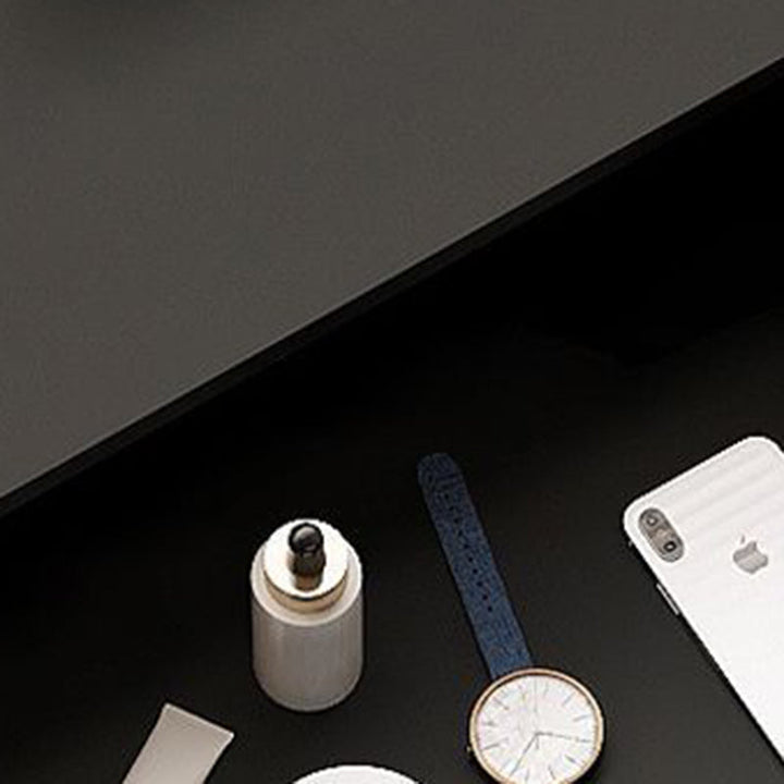 Moderner minimalistischer kubischer Nachttisch aus MDF und Acryl mit 1 Schublade für das Schlafzimmer 