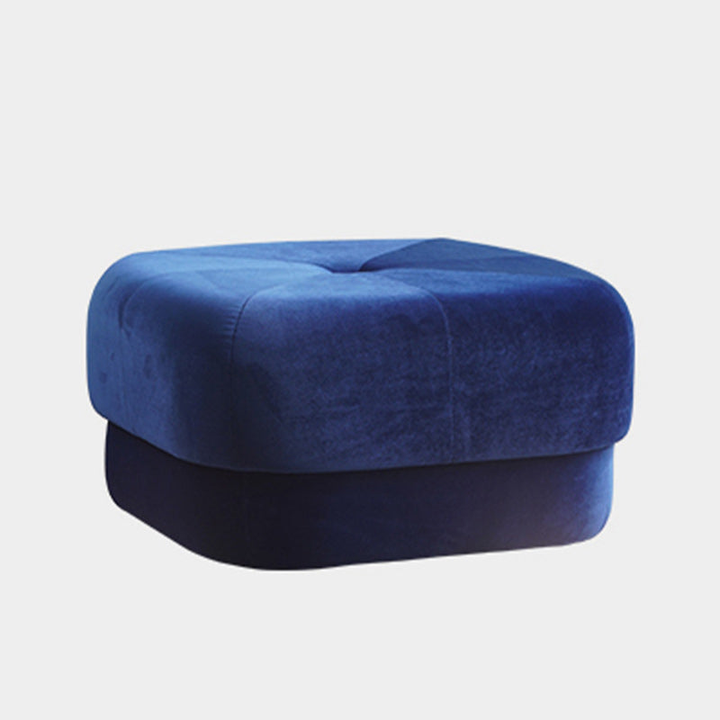Tabouret en éponge en tissu rond carré de simplicité moderne pour salon 