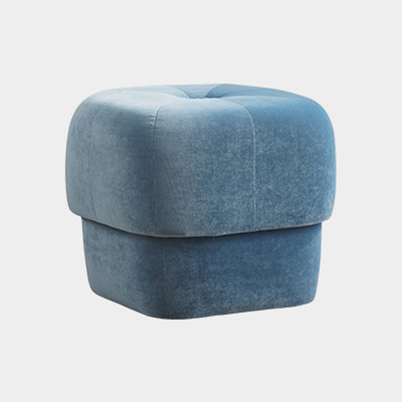 Tabouret en éponge en tissu rond carré de simplicité moderne pour salon 