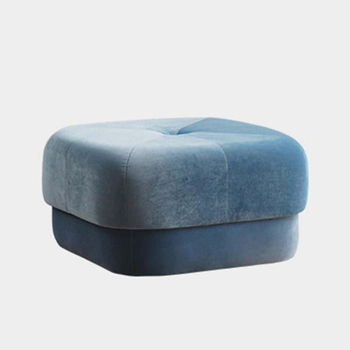 Tabouret en éponge en tissu rond carré de simplicité moderne pour salon 