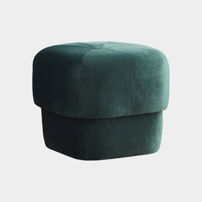 Tabouret en éponge en tissu rond carré de simplicité moderne pour salon 