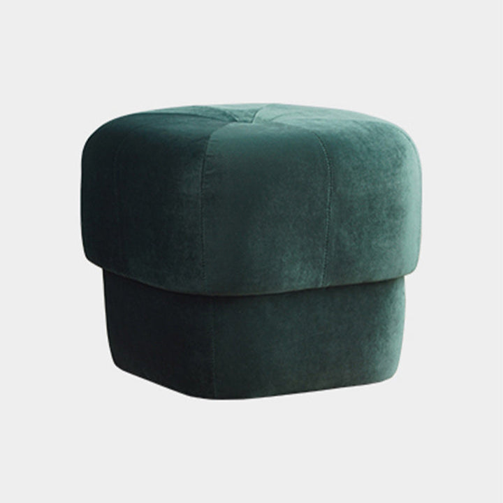 Tabouret en éponge en tissu rond carré de simplicité moderne pour salon 