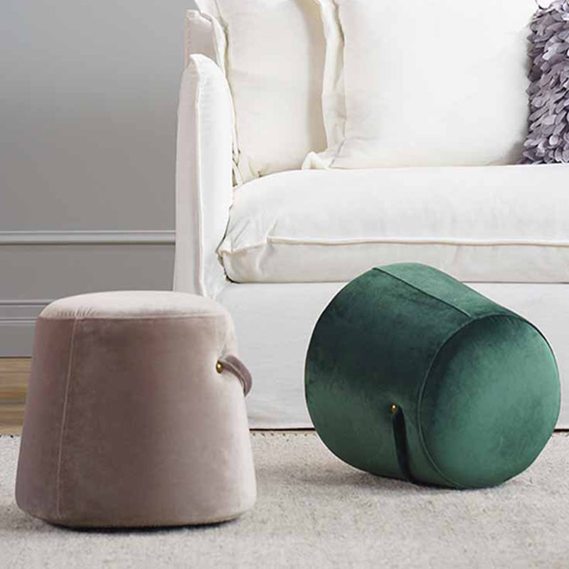 Tabouret en éponge en tissu rond carré de simplicité moderne pour salon 